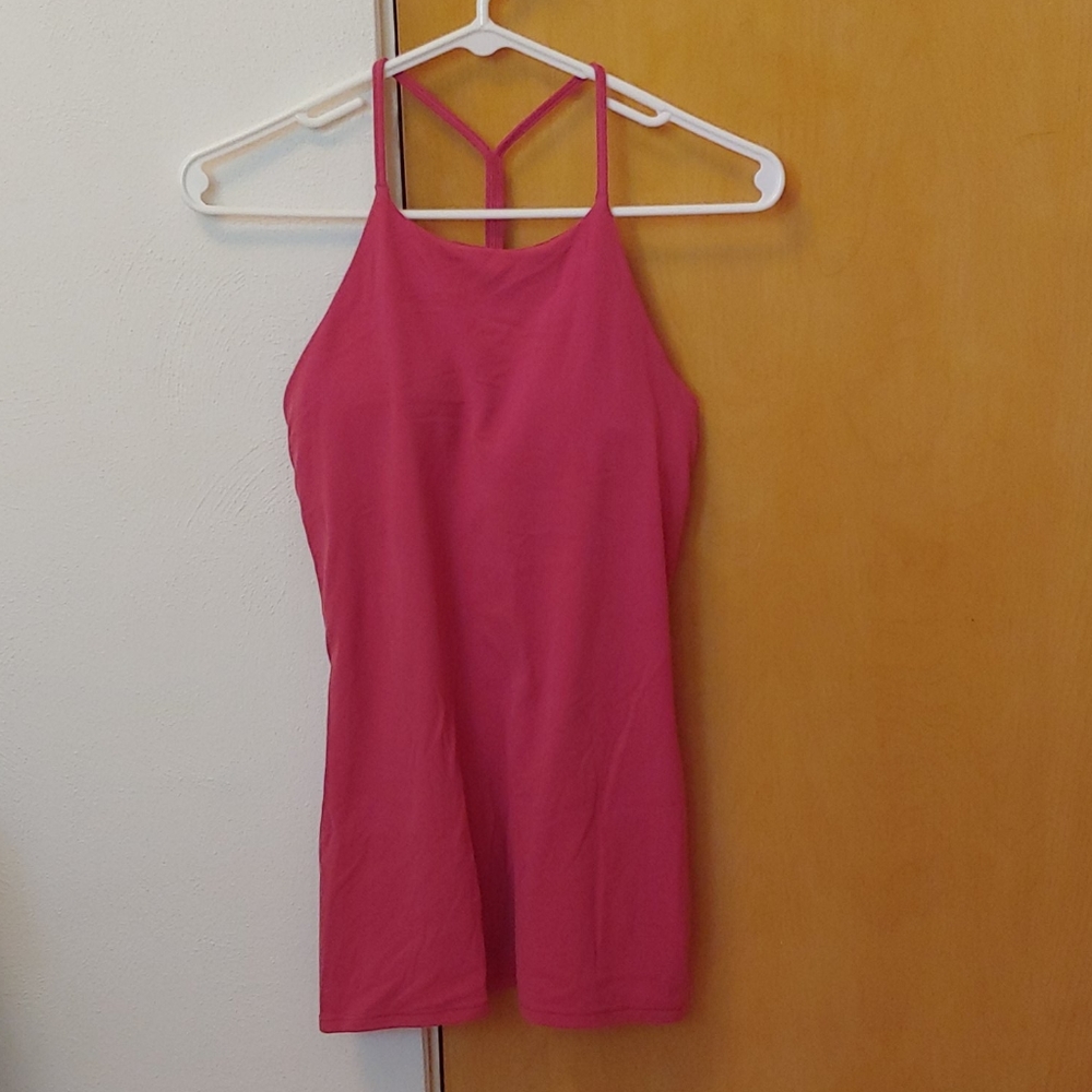 Lululemon Sun Setter Tank Vintage Rose Size 6 PADS